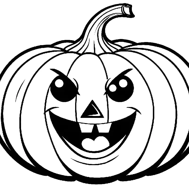 Pumpkin coloring page