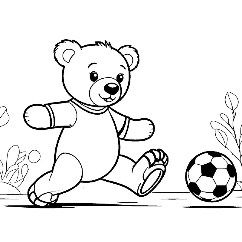 Teddy Bear coloring page