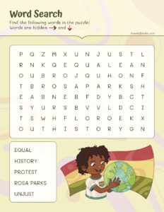 word search worksheet