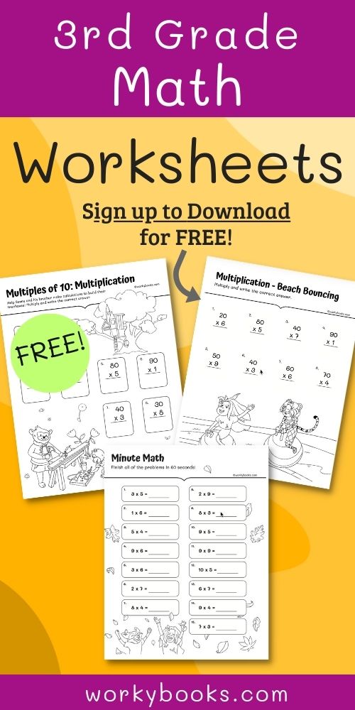 3rd Grade Math Worksheets 2-1