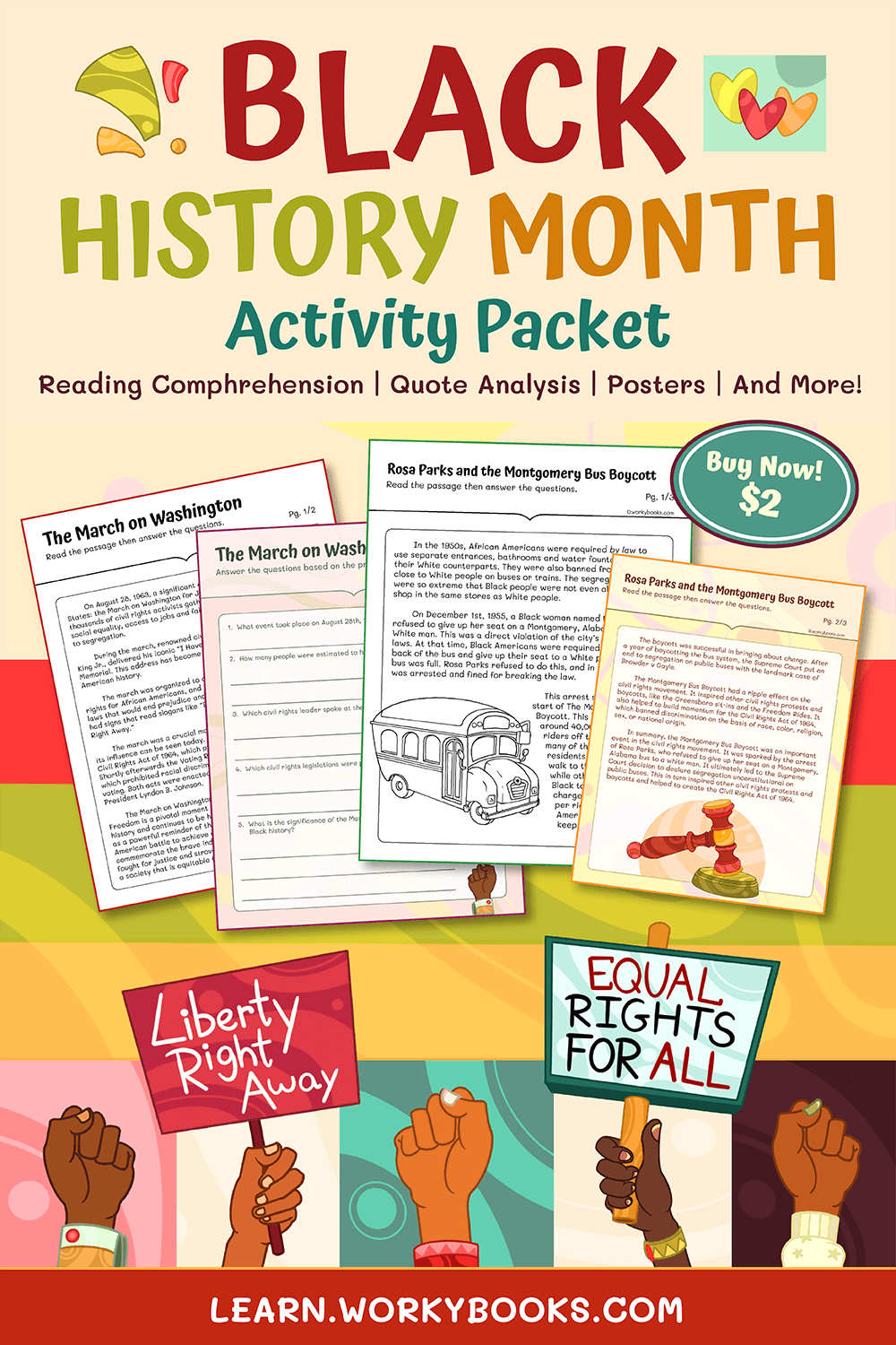 black history month activities for kids