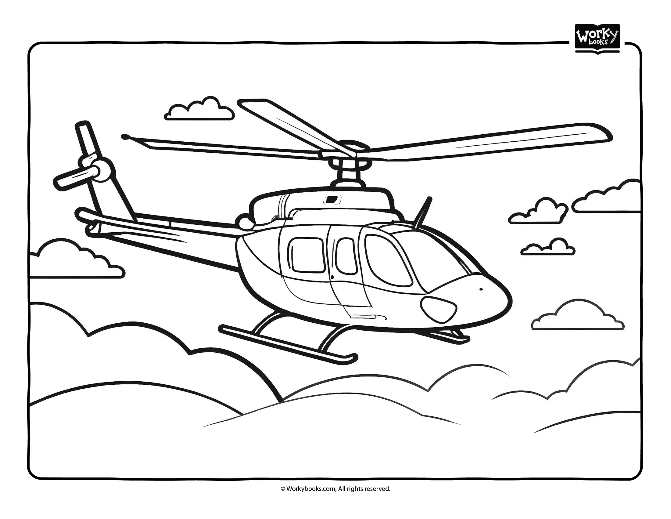 Helicopter Coloring pages
