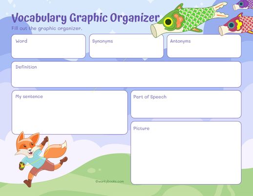 Vocabulary Graphic Organizer Worksheet