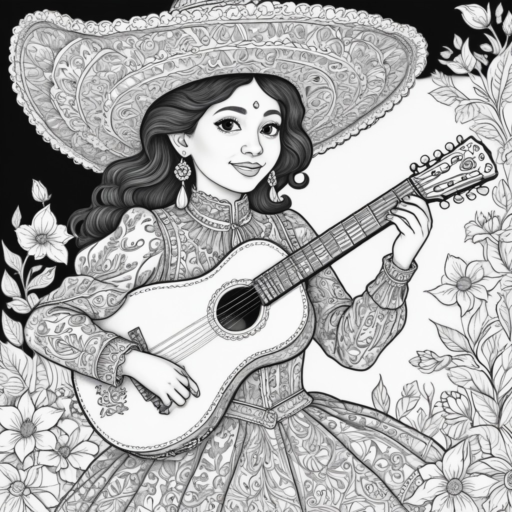 Celebrate Cinco de Mayo with coloring pages