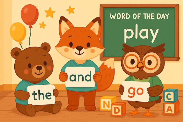 Kindergarten Sight words for kids