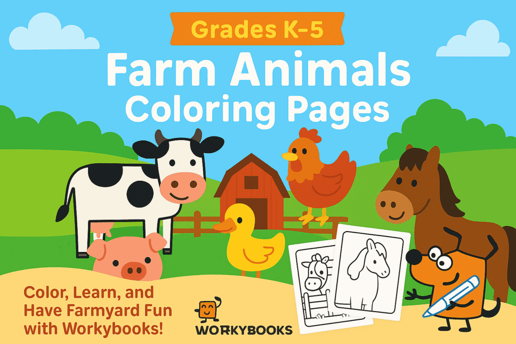 Farm Animals Coloring Pages