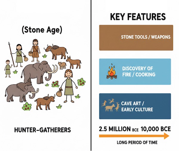 Stone Age reading passages- key features