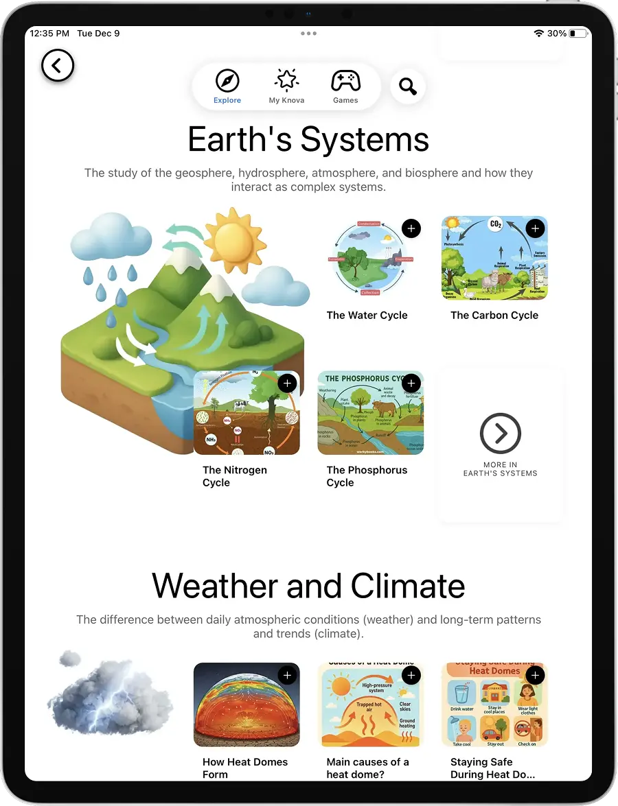 Knova App on iPad - Screen 3